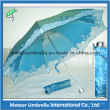 Gift Items Folding Umbrella Parasol for Sun and Rain